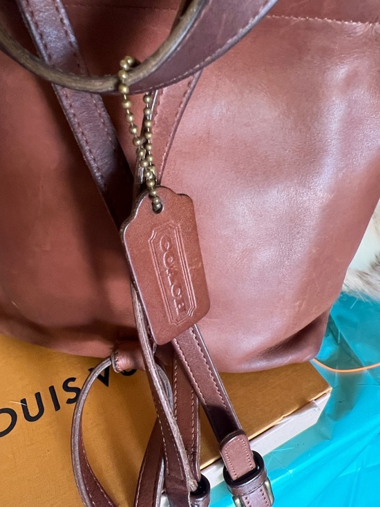 Coach 1996 Vintage Bantam British Tan Small Backpack - Picture 6 of 10